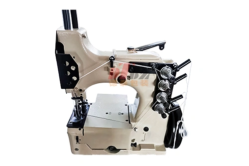 Semi-Automatic Bag Sewing Head, 2-Needle 4-Thread Chain Stitch